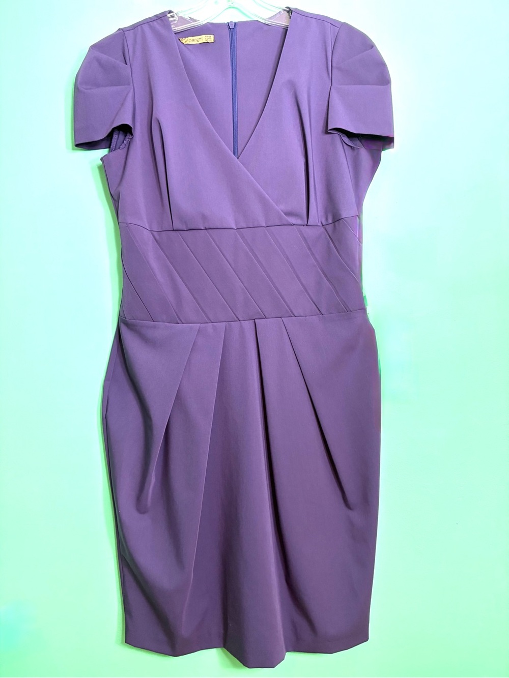 Miss Perrletti Elegant Fashion Purple Dress - Picture 15 of 16